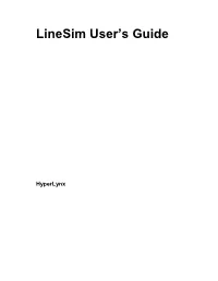Linesim User's Guide