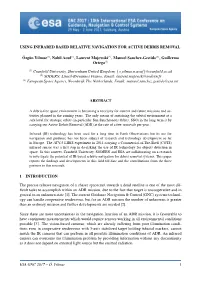 Using Infrared Based Relative Navigation for Active Debris Removal