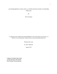 An Environmental Education & Citizen Science Guide