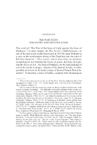 DISCOVERY and IDENTIFICATION the Scroll Of