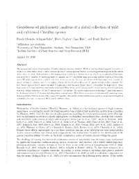 Georeferenced Phylogenetic Analysis of a Global Collection of Wild And