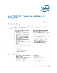 IXP43X Product Line of Network Processors Datasheet December 2008 2 Document Number: 316842; Revision: 003US Contents