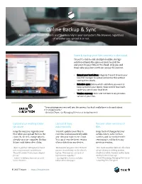 Online Backup & Sync