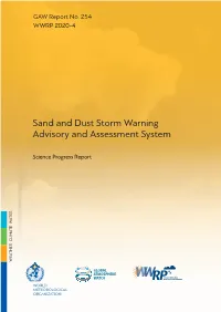 Sand and Dust Storm Warning Advisory and Assessment System