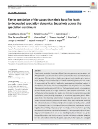 Snapshots Across the Speciation Continuum