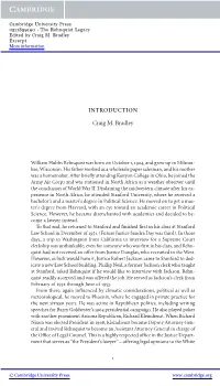 INTRODUCTION Craig M. Bradley