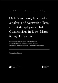 Multiwavelength Spectral Analysis of Accretion Disk and Astrophysical Jet Connection in Low-Mass X-Ray Binaries