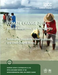 WGII AR5 Summaries and Integration Brochure