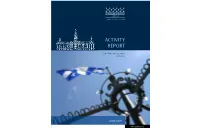 ACTIVITY REPORT of the National Assembly of Québec