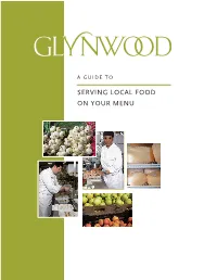 A Guide to Serving Local Food on Your Menu1