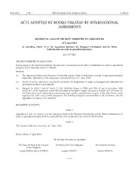 DECISION No 1/•2014 of the JOINT COMMITTEE ON