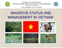 Magrove Status and Management in Vietnam