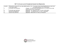 SS.7.C.2.8 Low Level of Complexity Sample Item Explanation