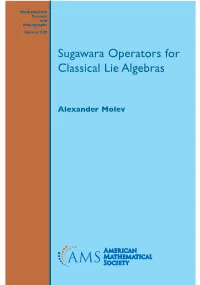 Sugawara Operators for Classical Lie Algebras