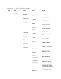 1 Appendix 3. Yoho National Park Taxonomy Report
