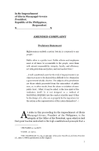 In Re the Impeachment
