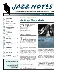 Jazz Notes: Spring 2008