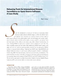 Releasing Tools for International Disease Surveillance As Open-Source Software: a Case Study
