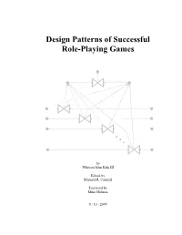 RPG Design Patterns Revision-G