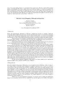 Macsyma's General Simplifier: Philosophy and Operation From