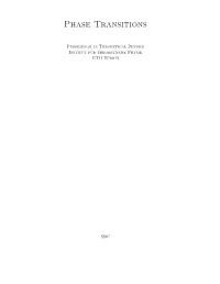 Phase Transitions