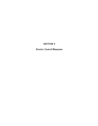 SECTION 3 Erosion Control Measures