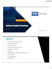 Technical Update & Roadmap