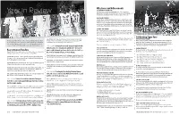 Year in Review Oklahoma Started Its Women’S Basketball Program for the 1974-75 Season and Is Approaching Its 1,000Th Game