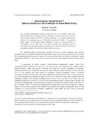 Governing the “Spatial Reach”? Spheres of Influence and Challenges to Global Media Policy