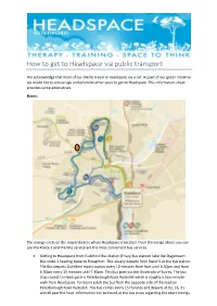 How to Get to Headspace Via Public Transport