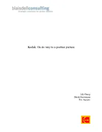 Kodak: on Its Way to a Prettier Picture