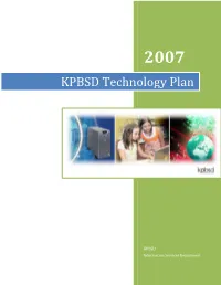 KPBSD Technology Plan
