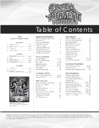 Table of Contents