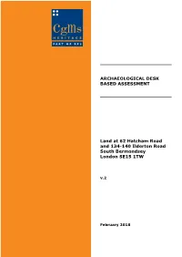Archaeological Desk Based Assessment