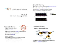 Circuit Switching