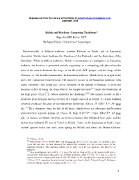 Shiloh and Shechem: Competing Traditions? Paper for SBL Berlin, 2002 by Ingrid Hjelm, University of Copenhagen Diachronically, I