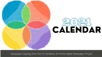 2021 Calendar ( .Pdf )