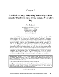 Acquiring Knowledge About Vascular Plant Structure While Using a Vegetative Key
