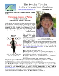 "Goodness Without Godness", with Professor Phil Zuckerman