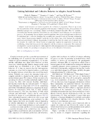 Linking Individual and Collective Behavior in Adaptive Social Networks