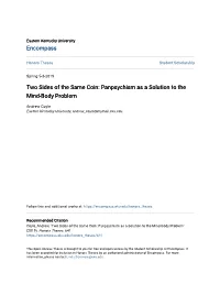 Panpsychism As a Solution to the Mind-Body Problem
