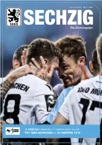 TSV 1860 MÜNCHEN Vs. SV MEPPEN 1912 * Wir Freuen Uns Auf Viele Siege Unserer Löwen Im Grünwalder Stadion