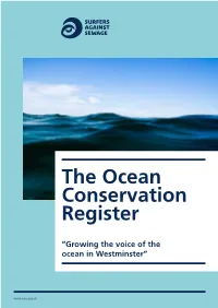 The Ocean Conservation Register