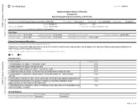 Implementation Status & Results