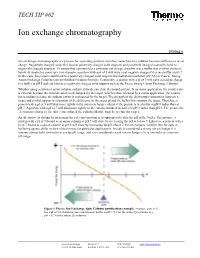 Ion Exchange Chromatography