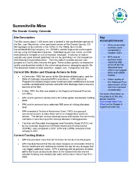 Site Fact Sheet