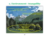 2. Environment - Tranquility