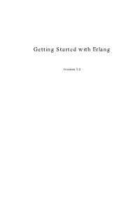 Getting Started with Erlang