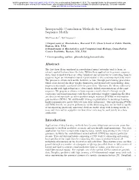 Interpretable Convolution Methods for Learning Genomic Sequence Motifs