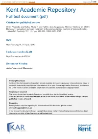 Kent Academic Repository Kent Academic Repository Full Text Document (Pdf)